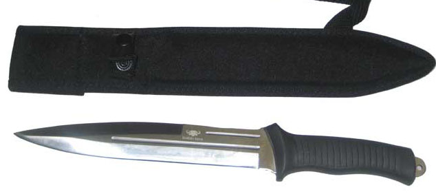 Buffalo River Pig Sticking Knife with Rubber handle (Sheath included)