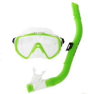 Prodive Big Vis Kids Mask & Snorkel Set - Green