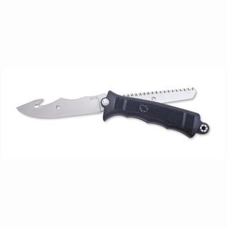 SOG Revolver Hunter Knife with Gut-Hook Knife and Saw Blade