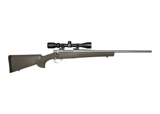 Howa Model 1500 Stainless Green Hogue Rifle with Scope