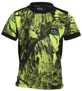 Ridgeline Kids Breeze Tee - Yellow Camo