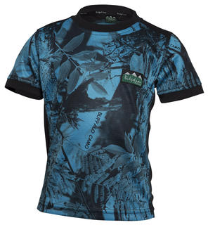 Ridgeline Kids Breeze Tee - Blue Camo
