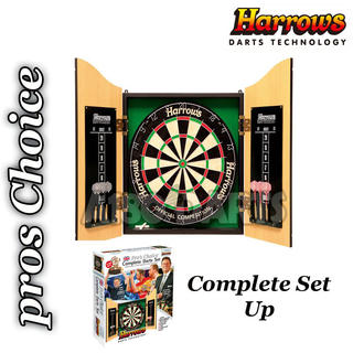 Harrows Pros Choice Dartboard/Cabinet Combo