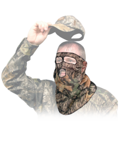 Primos Ninja Mesh Face 3/4 Mask Mossy Oak