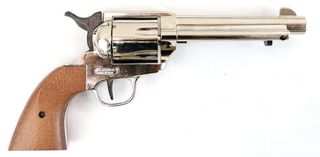 Bruni .380 Peacemaker Nickel Blank Revolver