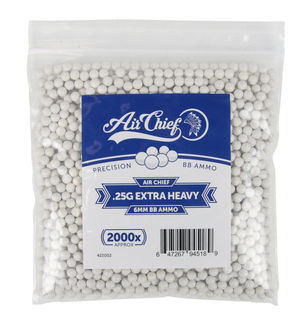 Air Chief 6mm .25G Extra Heavy Airsoft BB Ammo