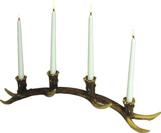 Rivers Edge - Deer Antler Candlestick Holder