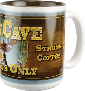 Rivers Edge - 16 Oz. Deer Man Cave Mug