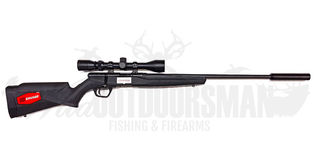 Savage B22 Blued .22LR + Tasco Scope + Suppressor