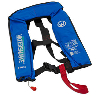 Watersnake PFD Inflatable Life Jacket 150 Child (25-40kg) - Blue