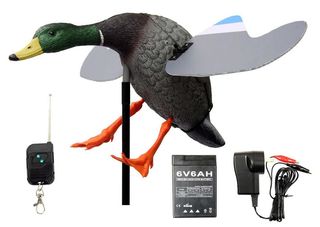 Spinner Winner Motorised Landing Mallard Duck Drake Decoy
