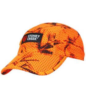 Stoney Creek Airmesh Split Peak Cap - Blaze Orange