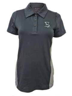 Lonely Track Women's Matai Polo - Black Diamond
