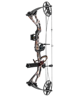 Mankung 70LB Compound Bow God Camo Riser and Black Limb