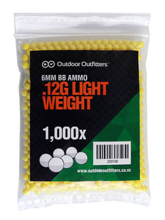 Outdoor Outfitters 6mm .12g Lightweight BBs x1000