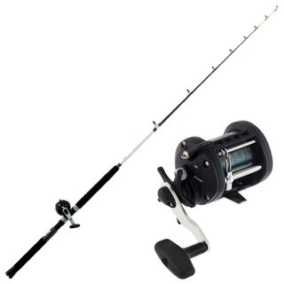Okuma Classic CLX450 Level Wind Big Boat Combo with Line 6ft 10-15kg 1pc