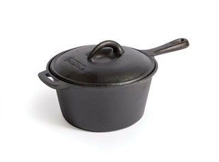 Campfire Pre Seasoned Cast Iron Saucepan 2.0 Qt