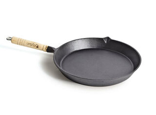 Campfire Cast Iron Round Flat Frypan - 25 cm