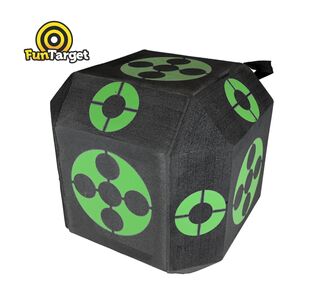 Fun Target 3D Foam Archery Target Cube 18 Sides