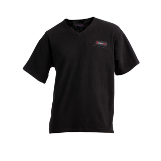 Lonely Track Venture Vee Zip Tee - Black
