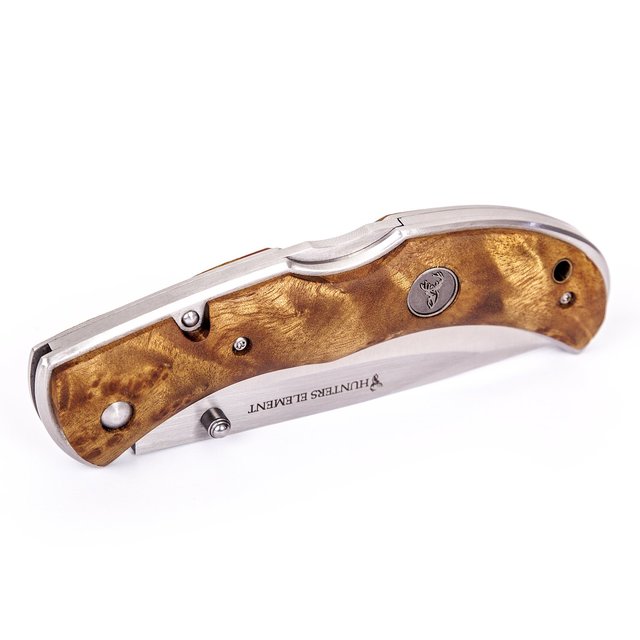 Hunters Element Classic Folding Drop Point Knife