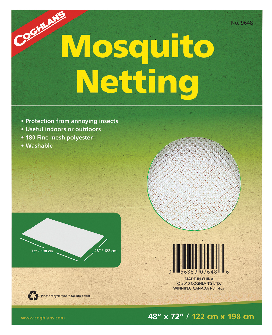 Coghlan's Washable Mosquito Netting