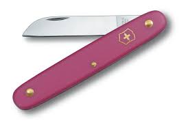Victorinox Swiss Army Floral Knife, Pink Handles