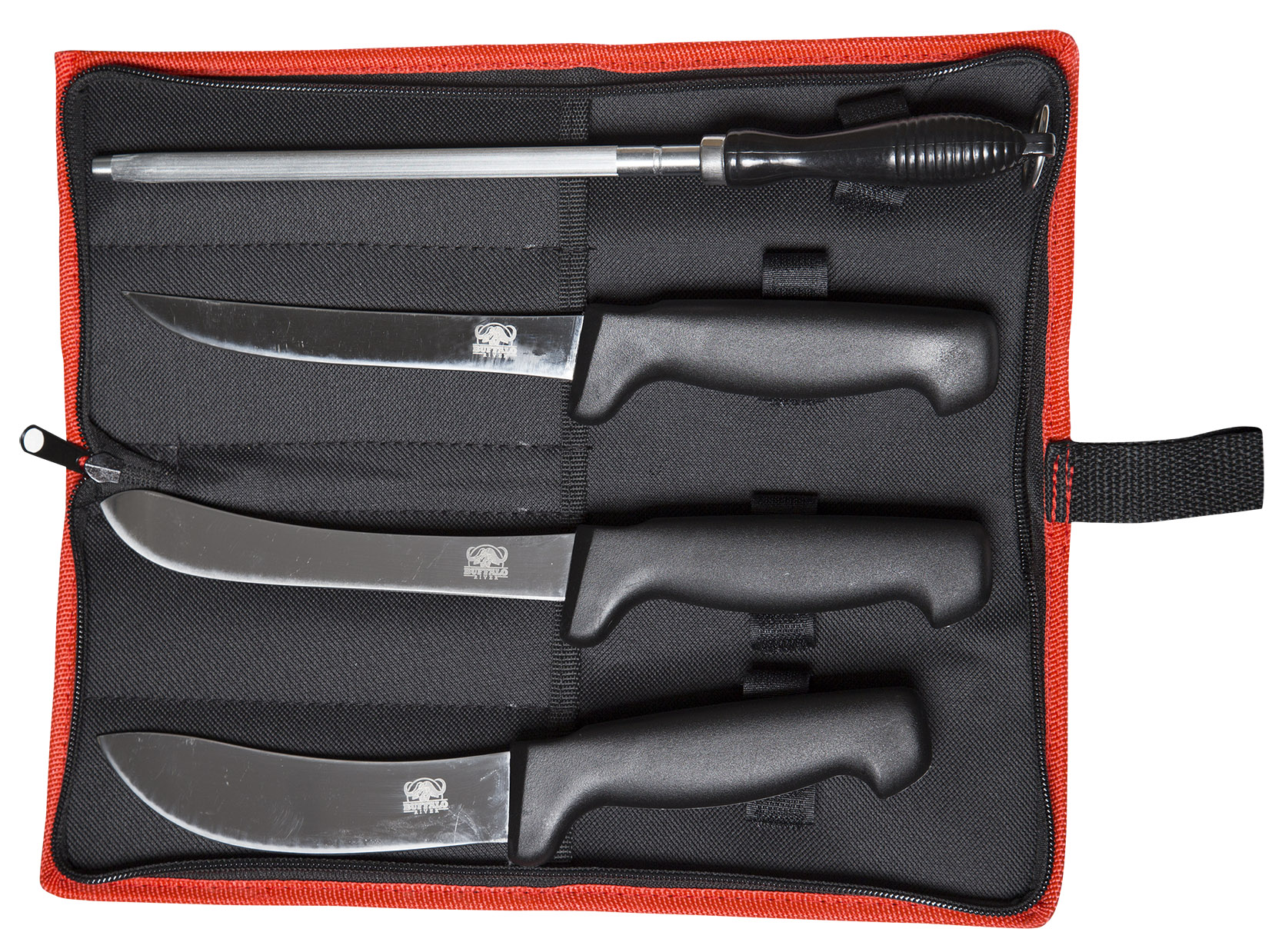 Buffalo River Hunters 4 Piece Knife Set Wild Outdoorsman NZ