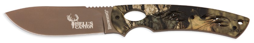 Browning Hell's Canyon Skeleton Knife with Sheath