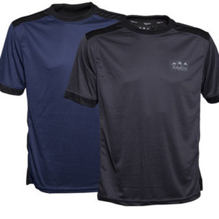 Ridgeline Mens Breeze Tee - Navy / Charcoal