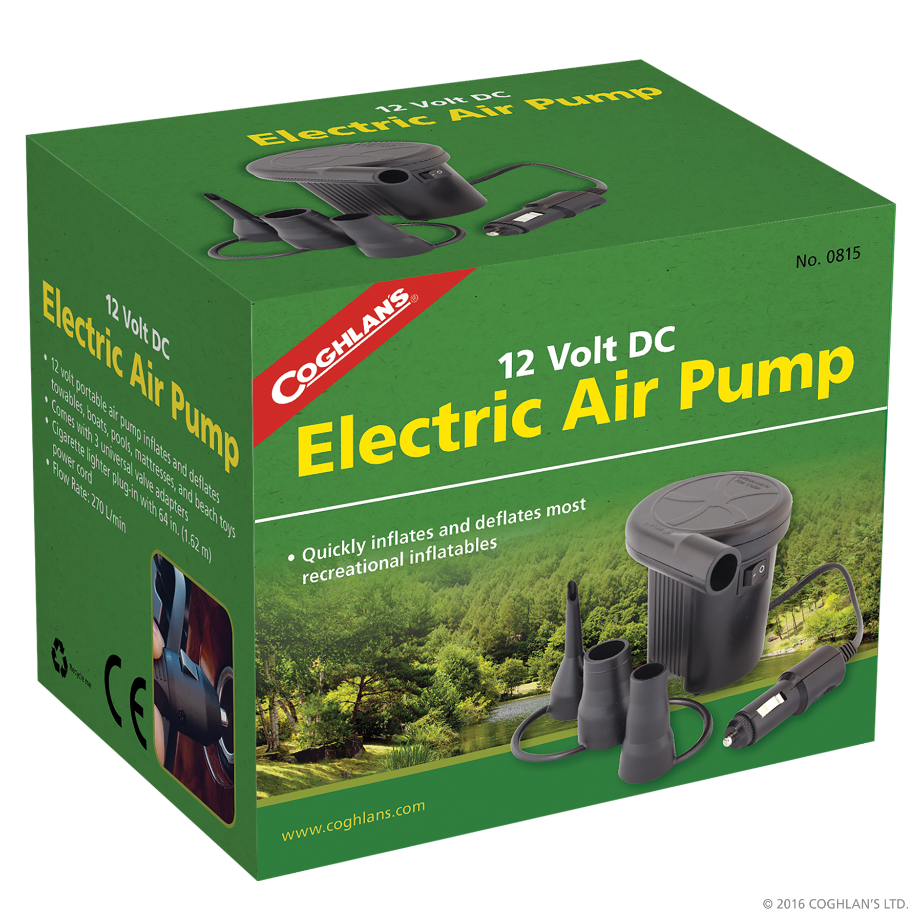 Electric Air Pump 12V DC Wild Outdoorsman NZ
