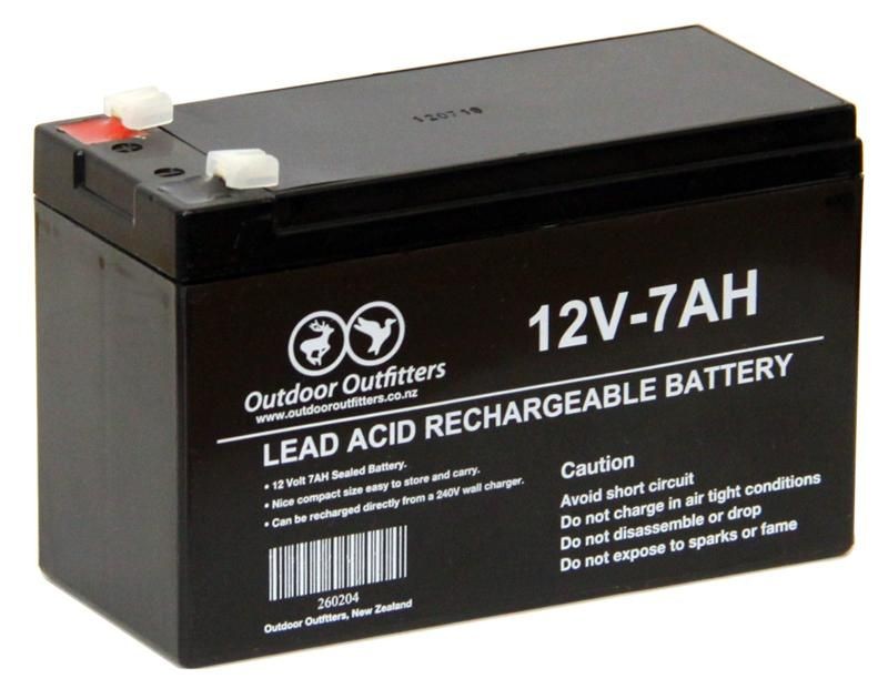 Outdoor Outfitters Battery 12V 7AH Rechargeable