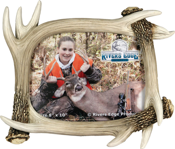 Rivers Edge - 8 x 10 Deer Antler Picture Frame