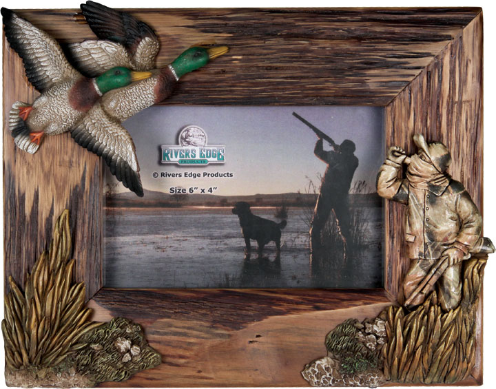 Rivers Edge - 4 x 6 Duck Hunt Frame