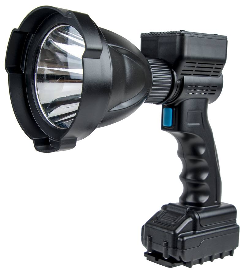 Night Saber 6500 Lumens Rechargeable & Corded Hand-Held 120mm 65w LED Spotlight