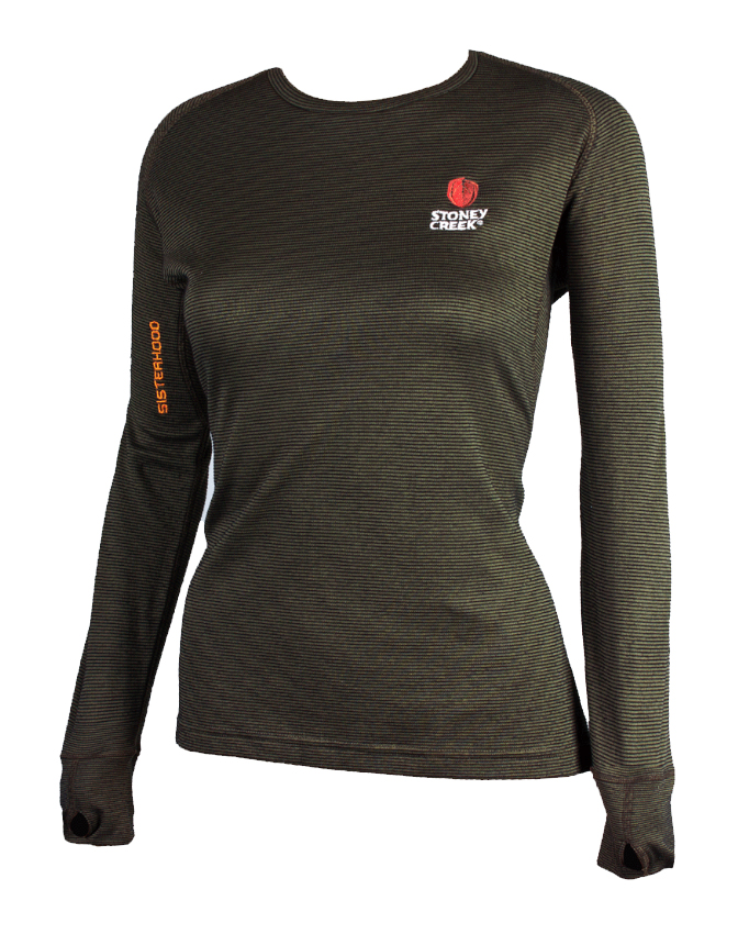 Stoney Creek Women s Thermal Dry Long Sleeve Top Bayleaf Wild Outdoorsman NZ