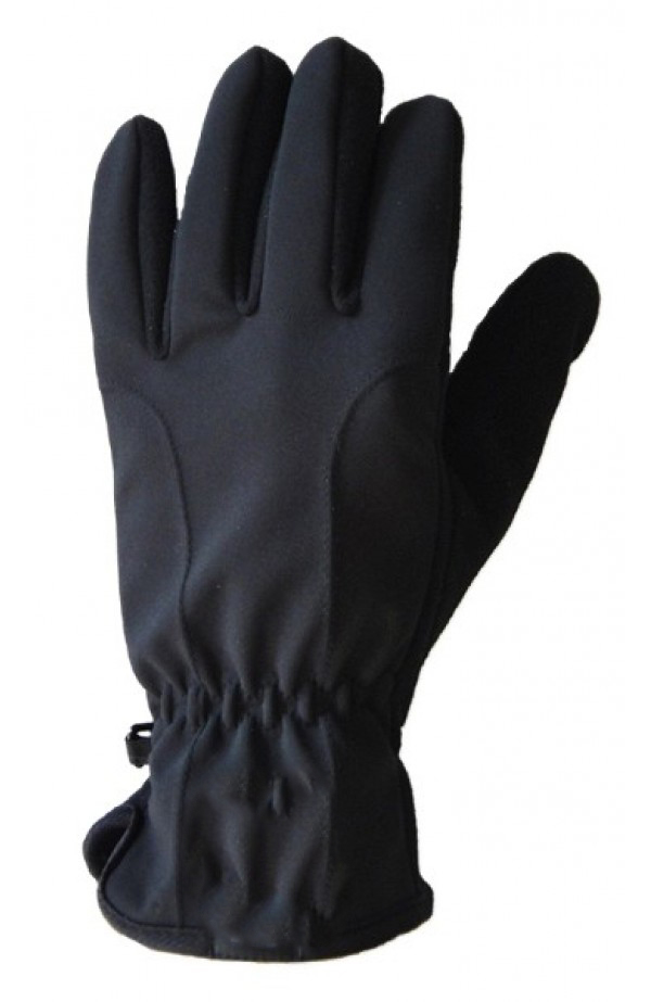 Gloves Fleece Softshell - Black