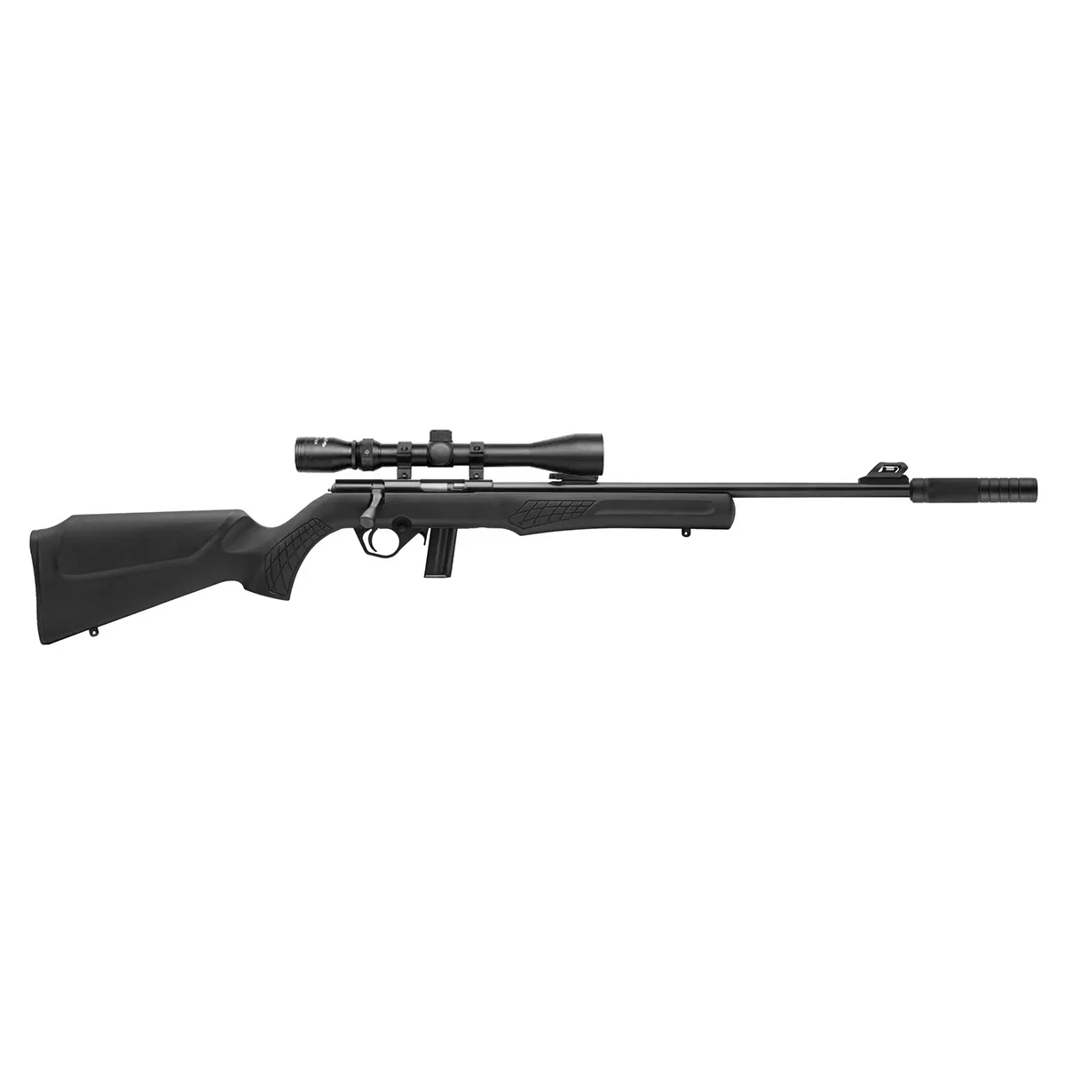 Rossi 8122 .22LR Bolt Action Blued/Synthetic Package - Includes 4x32 Scope & Suppressor