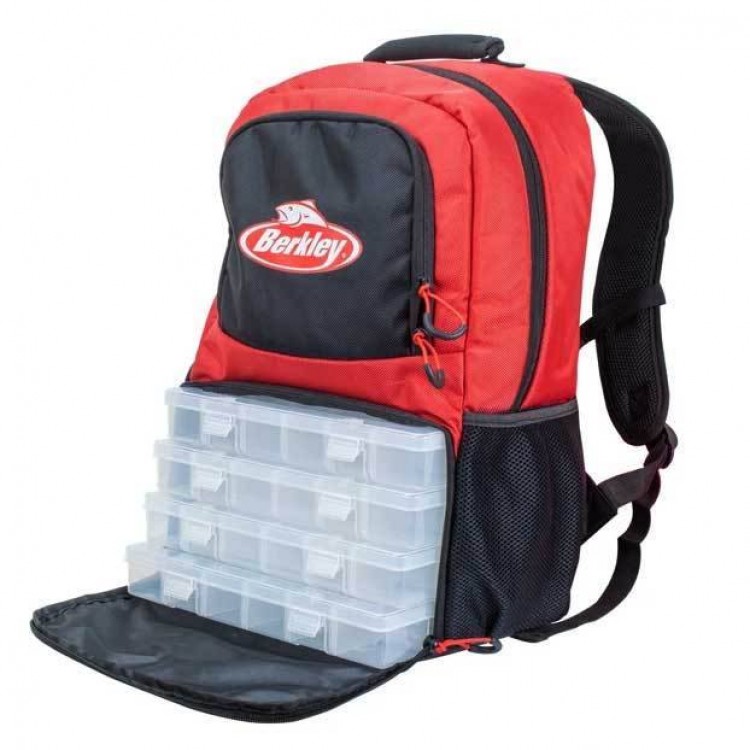 Berkley Backpack with Four Tackle Boxes