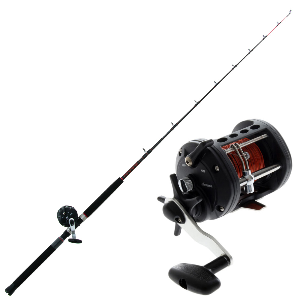 Okuma Classic XT 450L and Trout Stik Trolling Combo 5ft 6in 6-10kg 1pc with Lead Line