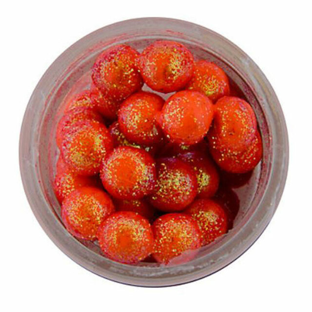 Berkley Powerbait Sparkle Power Eggs - Esche Galleggianti Per Trota E Salmone - Vasetto 31,2g Rosso
