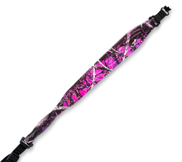 Limbsaver Rifle Sling Kodiak - Muddy Girl Camo Rubberized Shoulder Pad & Handgrip