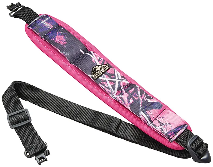 Butler Creek Rifle Sling Comfort Stretch with Swivels - Pink Camo