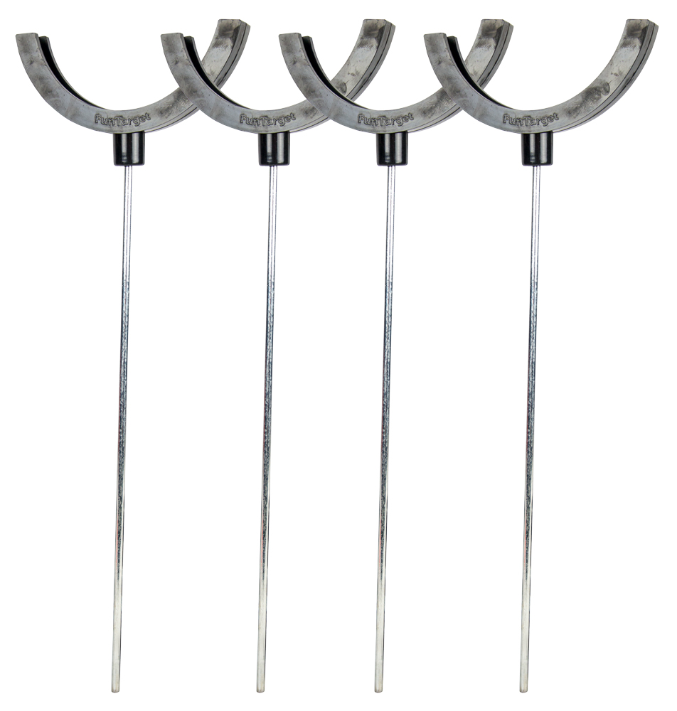 Fun Target Clay Target Holder For Rifle or Shotgun - 4 Pack