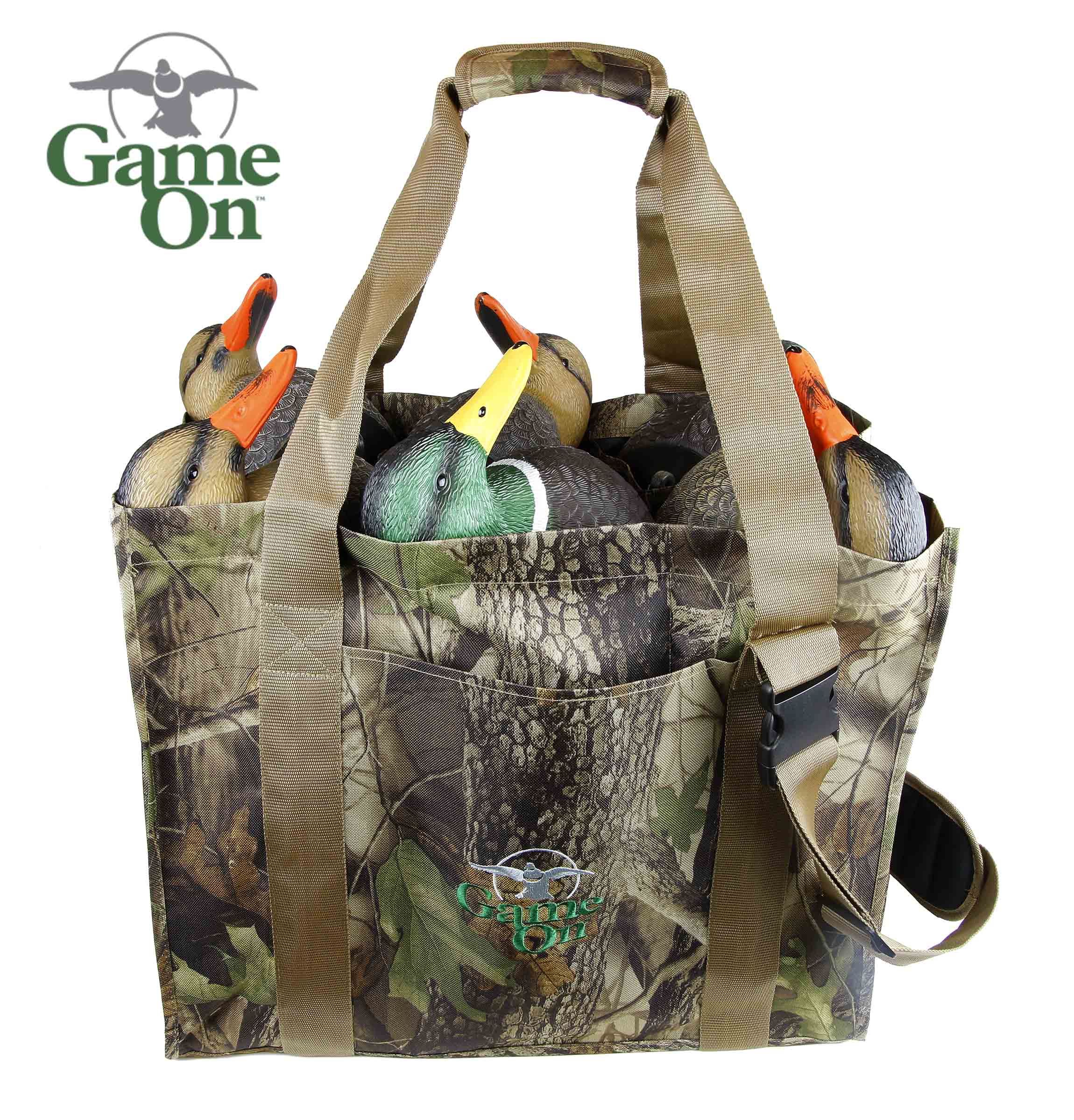 Game On Mallard Decoy 6 Pocket Carry Bag with Draining Bottom