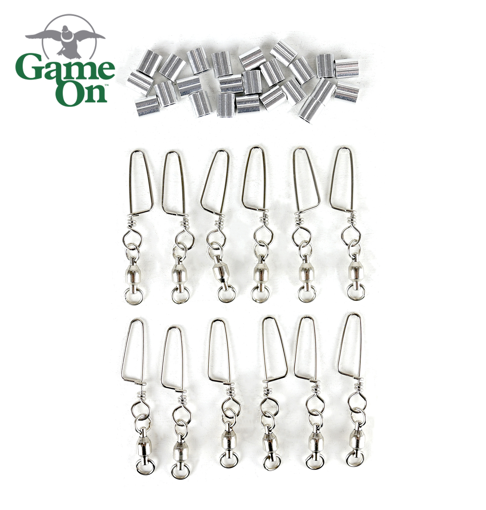 Game On Decoy Clips & Crimps x12 Clips x24 Crimps