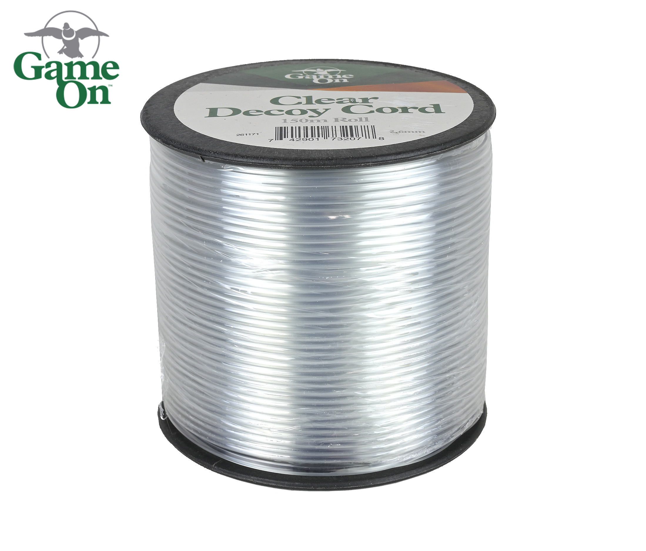 Game On Clear Decoy Cord 150m Roll
