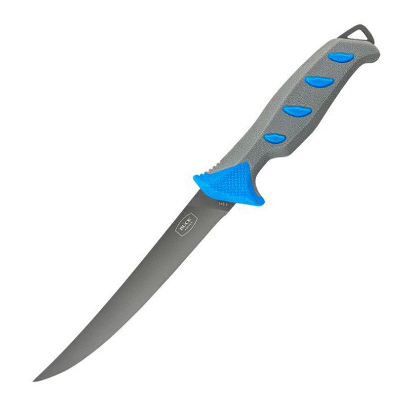 Buck 145 Hookset Fillet Knife 6inch Blue/Gray Clam