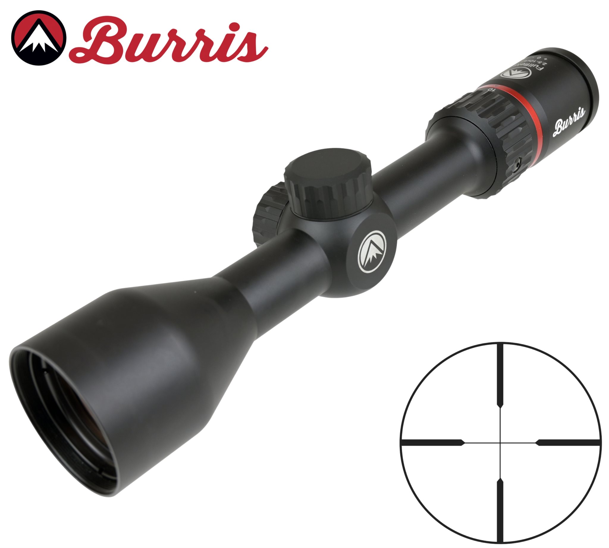 Burris Fullfield 2.5-10x42 Plex Reticle Rifle Scope