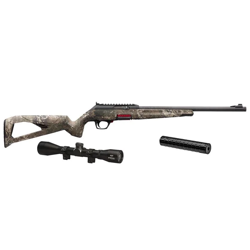 Winchester WILDCAT 22LR TrueTimber Strata Scoped & Suppressed Package 18inch - Camo